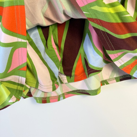 Lesley Evers Lottie Skort Set Womens XL Multi Color Excellent Retro Mod Swirl - Picture 7 of 14